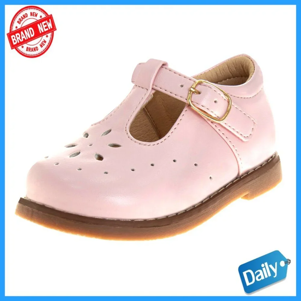 Infant Toddler Girls Mary Jane Flats Slip-On Formal Dress Shoes Size 3-8